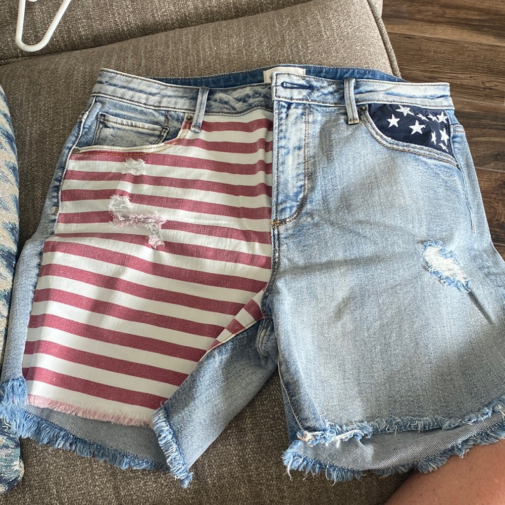 American flag shorts